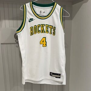 Nike Rockets Jersey White with Green and Yellow